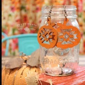Crazy Train Pumpkin Spice Earrings